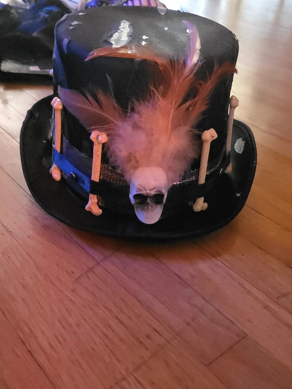 Suit Yourself Witch Doctor Hat Black & Blue NWT